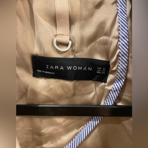 Zara women’s xs trench coat - Picture 2 of 3